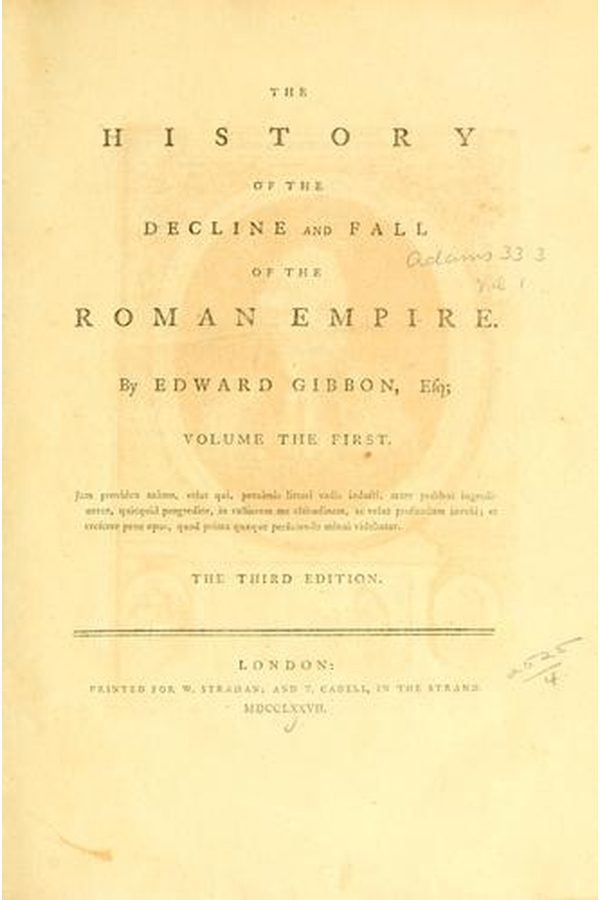 Portada de Historia de la decadencia y caída del Imperio Romano