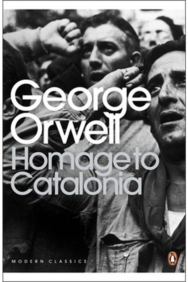 Portada de Homenaje a Cataluña