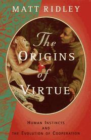Portada de Los orígenes de la virtud