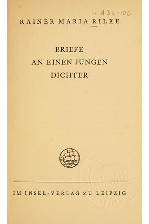 Portada de Cartas a un joven poeta