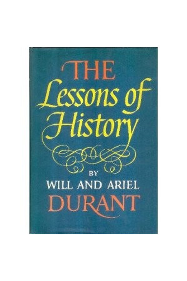 Portada de Las lecciones de la historia